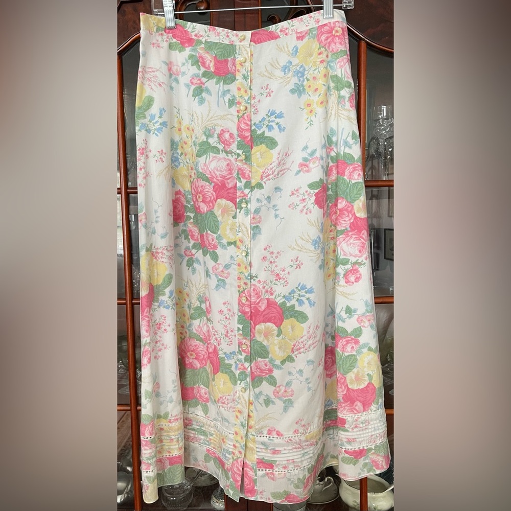 NWOT Ralph Lauren long cotton skirt size 8P